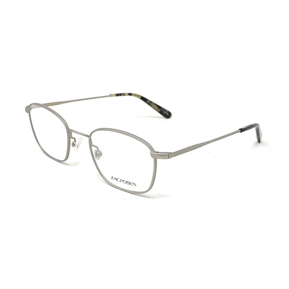 New ZAC POSEN Women's Eyeglasses Frames Delaney‎ SI Matte Silver 49mm